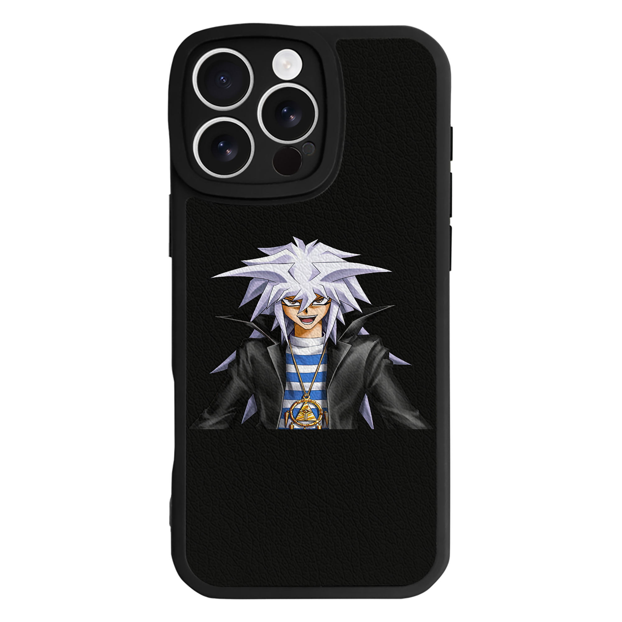 遊☆戯☆王 Yu-Gi-Oh! 【iPhone 16シリーズ対応】シリコンスマホケース（レザー調） 材質：シリコン